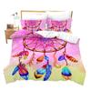 Cartoon Dreamcatcher Duvet Cover Set Single King Feather Bedding Set Microfiber Bohemian Comforter Cover For Girls Women Room