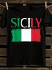 S Plus Size Vintage Tshirt Vintage Sicily Italy Tshirt