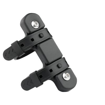 Clip di Fissaggio Base Portaborraccia Bicicletta Regolabile Multifunzionale Adattatore di Montaggio Portabottiglia Bici Silicone Antiscivolo