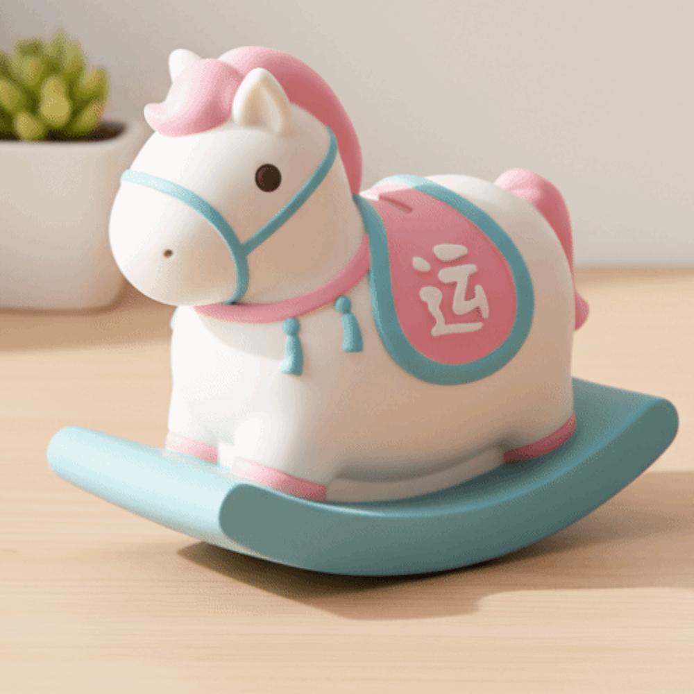 Savings Tank Cartoon Horse Money Boxes Anti Drop Horse Piggy Bank Ornament  Children/Kids