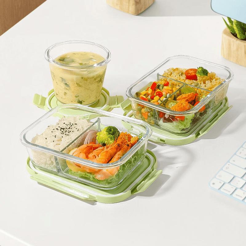 LIEI Microwavable Glass Lunch Box
