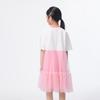 Girls' Cat Print Cool Mesh Summer Dress