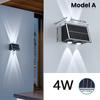 Solar LED Wall Lights Outdoor Solar Lamp  Solar Powered Sunlight Street Light Garden Courtyard Waterproof Wall Light