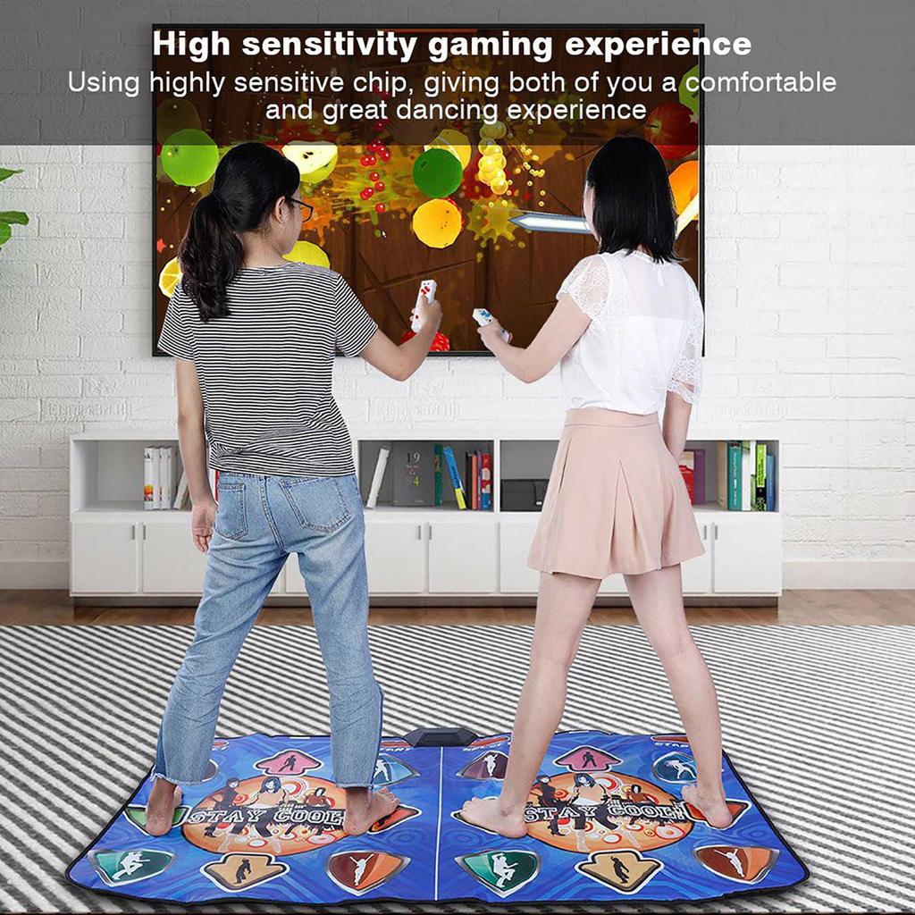 High Definition Dance Mat Pad Double Players Television Interface Computer Dual Purpose Somatosensory Game Dancing