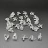 30pcs Clear Plastic 5mm Shelf Pins, 3/16 Cabinet Shelf Support Pegs for Kitchen Cabinets Bookcase Shelves Cupboard (Transparent)