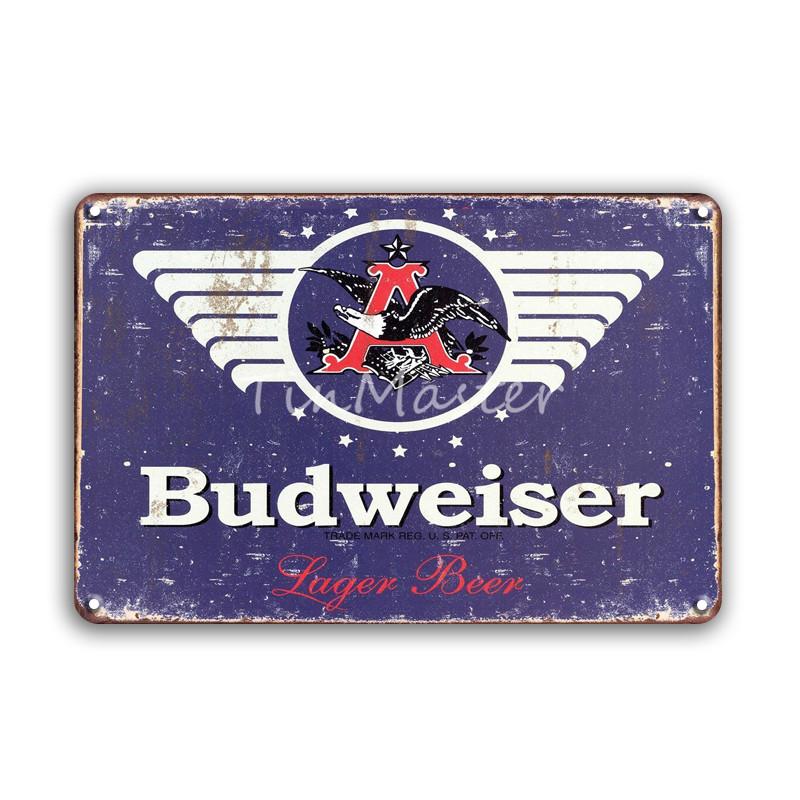 Whiskey Bier Metalen Tin Bord Vintage Home Decor Retro Bacardi Metalen Poster Teken Ierse Pub Keuken Cafetaria Restaurant Decoratie