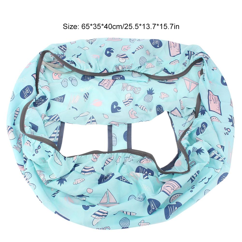 Přenosný nákupní vozík židle obal na balíček vozík měkká podložka potah na dětskou sedačku