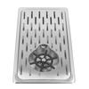 Washer Glass Rinser G1/2 Water Connection Port Silver Pitcher Rinser Countertop Sink for Bar Coffee
