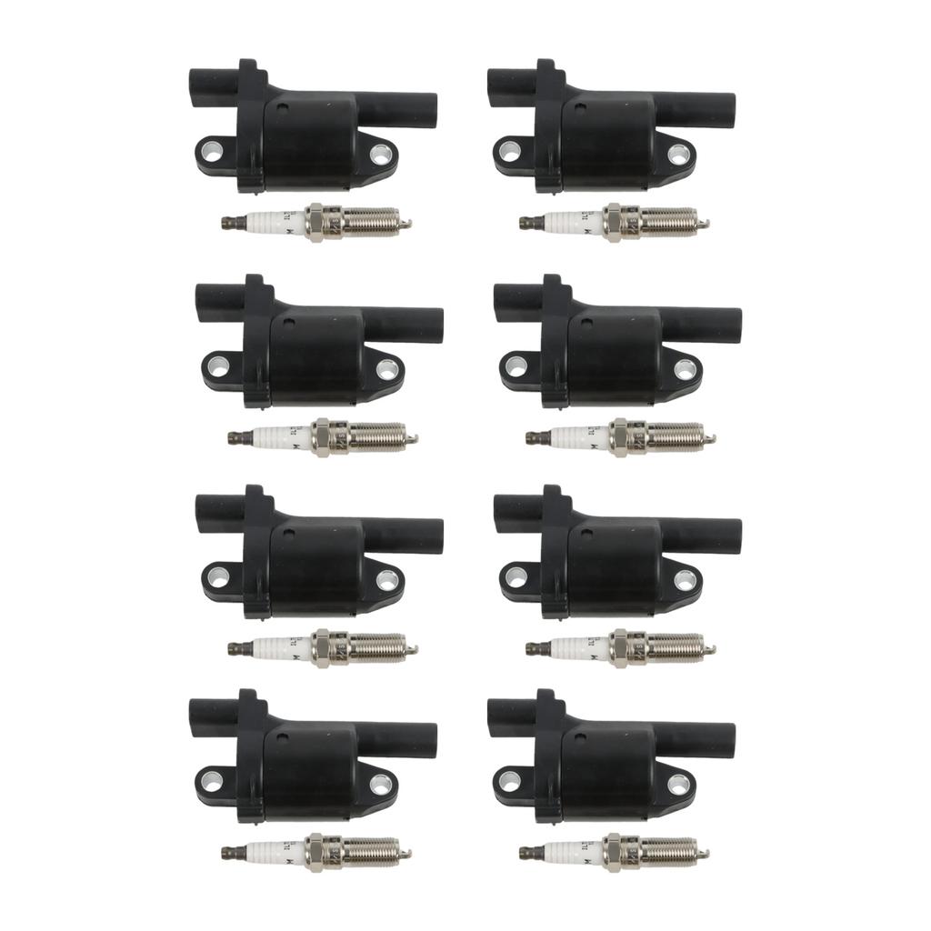 8pcs Ignition Coils+ 8pcs Iridium Spark Plugs for 2018-2014 Chevrolet Silverado 1500 UF742+ 91418