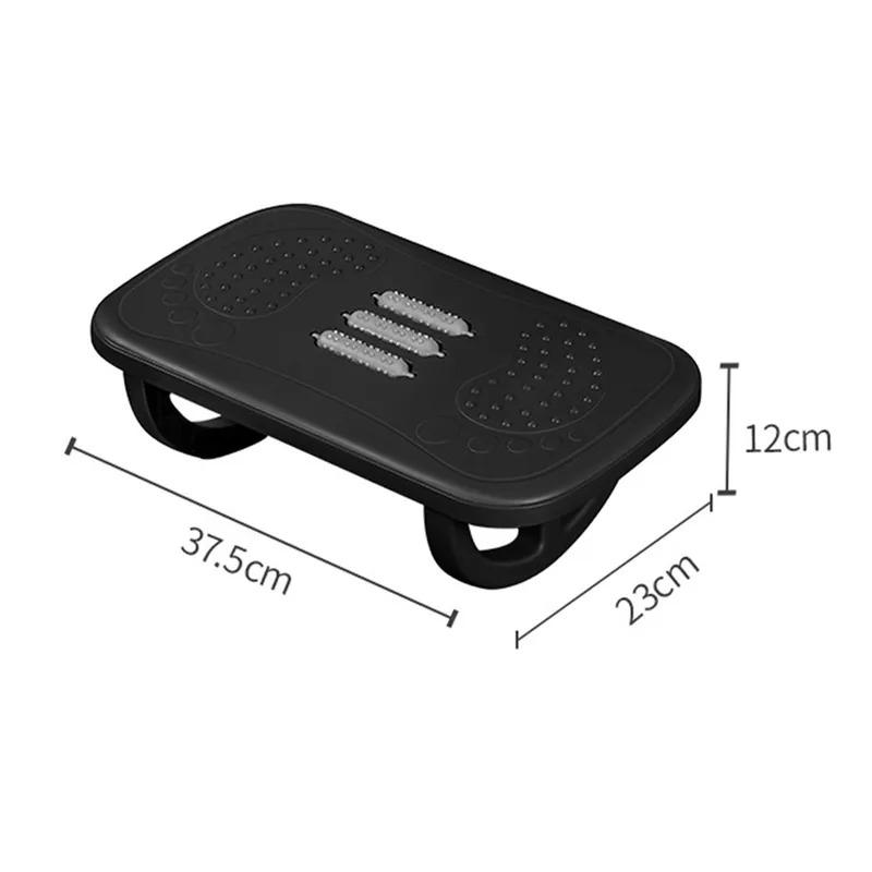 Rocking Footrest for Under Desk Ergonomic Desk Leg Rest Rocker Balance Board Comfortable Foot Stool for Desk Home Office