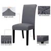 Elastic Solid Color Chair Cover Spandex Stretch Slipcovers Chair Seat Covers for Kitchen Dining Room Wedding Banquet Home Decor