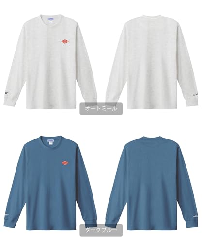 Improbes Casual [GERRY] Custom Diamond Patch Long Sleeve T-Shirt, Men's, Purple