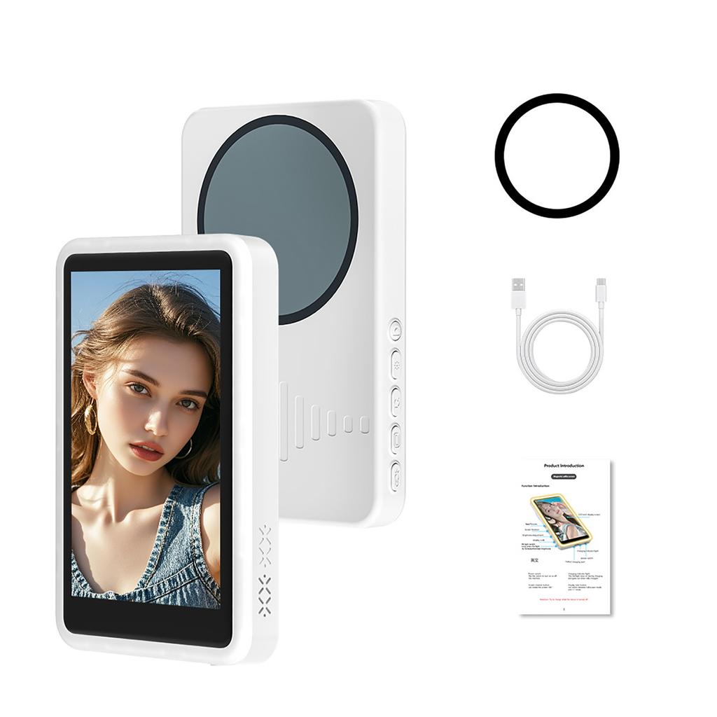 Vlog Selfie Monitorovací Obrazovka 4k 30fps Bluetooth Dálkové Ovládání, Monitor Telefonu pro Zadní Kameru pro Selfie Vlog Živé Vysílání