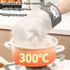 1Pc Silicone Heat Resistant Gloves Non-Slip Oven Mitts Kitchen Hand Clamps Thickened Insulated Gloves for Air Fryers Cooking Barbecue