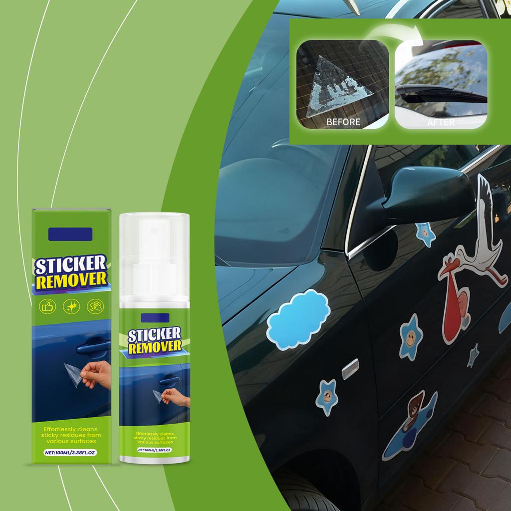 Adhesive Remover, Automotive Glue Reducer, Car Cleaner, Self-adhesive Remover. Easily Break Down Stickers And Tape Residues.100ML
