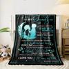 Grandma's Love Inspirational Quote Blanket bedroom Blanket for Livingroom Couch lunch break Soft throw for Friend's festival Gift