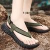 Fashion Men's Summer Matching Elastic Band Two Wear Sandals Light Breathable Flat Heel Wear-resistant Beach Outdoor Anti-skidding Water