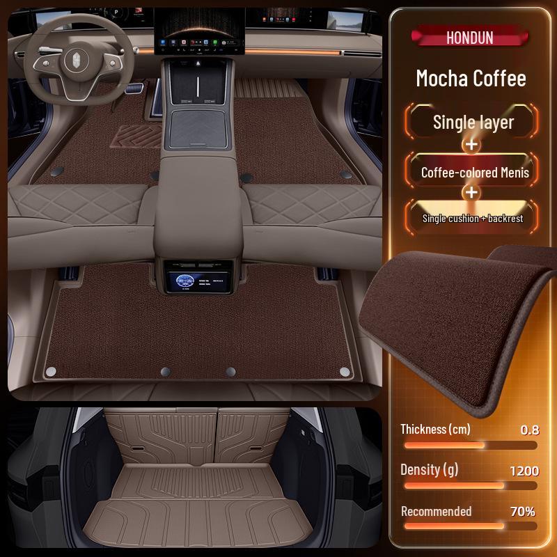 2026 Hongqi S9 TPE Floor Mats: Full Set Interior Carpet for Five Seats