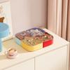 Compartmentalized Storage Jigsaw Fruit Tray Plastic Nut Box Cute Dried Fruit Tray  Home Use