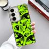 Horror Zombie Skeleton Green Soft Phone Case For Samsung A17 A27 A07 A37 A57 A16 A56 A15 A55 A14 A54 A13 A53 A26 A36 A25 A35 A24
