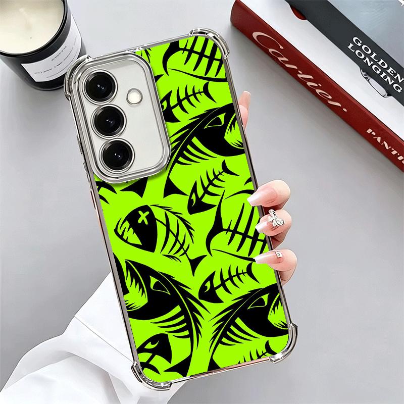 

Horror Zombie Skeleton Green Soft Phone Case For Samsung A17 A27 A07 A37 A57 A16 A56 A15 A55 A14 A54 A13 A53 A26 A36 A25 A35 A24 Samsung A57