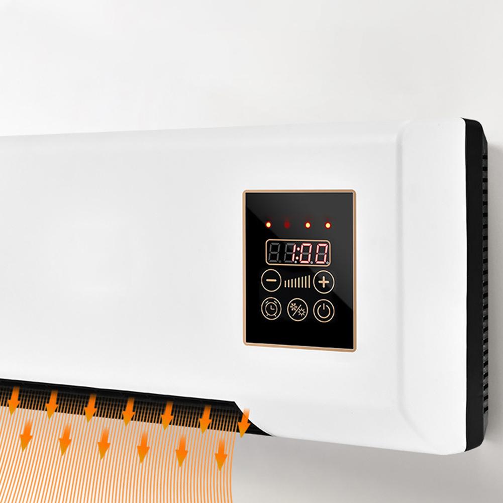 2 v 1 Klimatizace Topení 1800W Nástěnný Elektrický Ohřívač Klimatizace Závěsný Ohřívač Mobilní Horkovzdušný Ventilátor Pro Domov