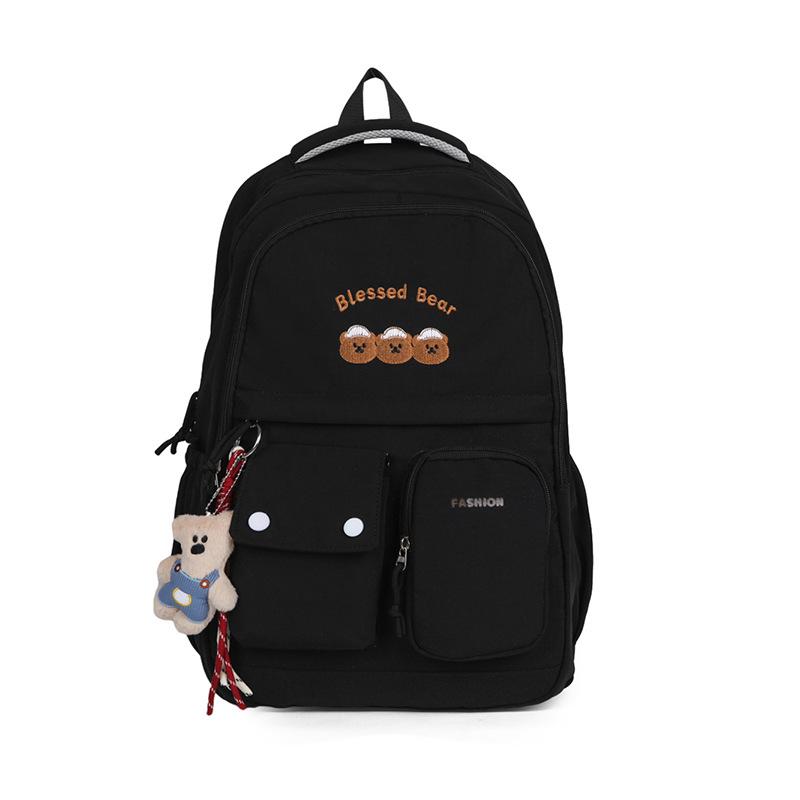 Schoolbag Korean version Japanese high-quality junior high school students multi-pocket schoolbag large capacity ins college girls backpack