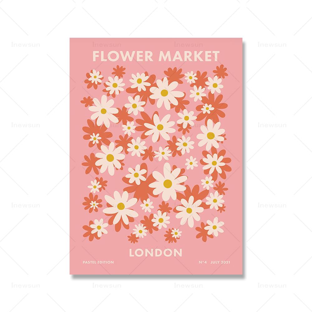 

70-е розовые эстетические современные абстрактные забавные настенные художественные постеры и принты, картины на холсте, картины для декора детской комнаты в консервативном стиле 21x30cm No Framed