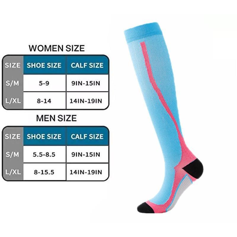 Running Men Women Compression Socks New Medical Varicose Veins Pregnancy Nursing Athletic Football Soccer Stockings Sports Socks