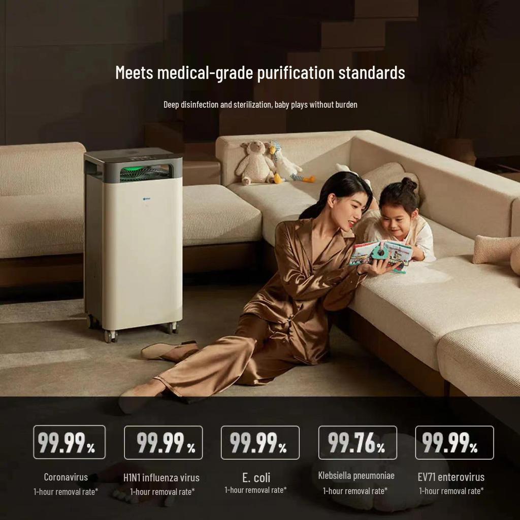 352 Air Purifier X88C/X88: Removes Formaldehyde, Smog, Odors, and Allergens; Offers Double Decomposition and Sterilization.