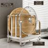 Rustproof Pot Lid Storage Rack Moisture-proof Chopping Board Organizer Chopping Board Rack  Cabinet