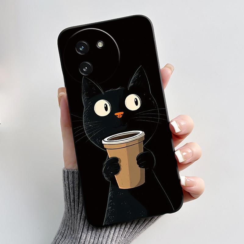 Casing For Doogee Note 59 Note59 Pro Plus 5G Phone Case Luxury Dragon Cute Cool Boys Girls Black Matte Soft Silicone Back Cover