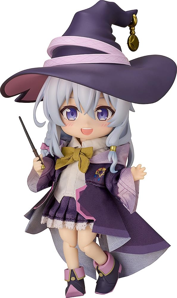 

GOOD SMILE COMPANY Nendoroid Wandering The Journey of and Plastic Painted Movable Figure Doll Witch Elaina, Cloth, Magnet,