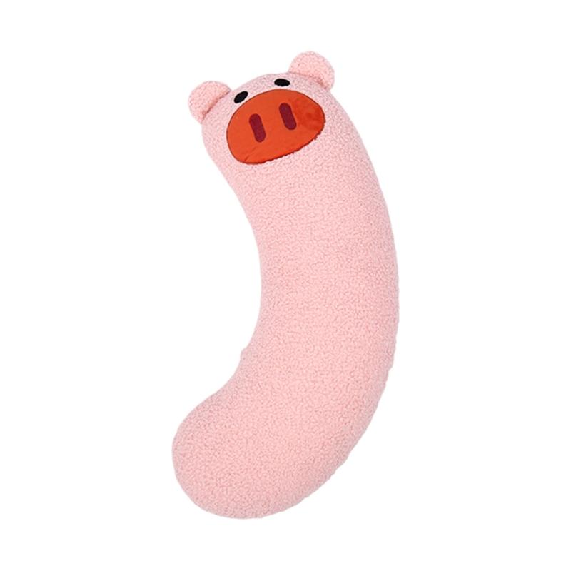 

Comfortable Childrens Travel Car Pillow Ergonomic Design Cartoon Pattern Neck Support Pillow Washable Cotton Polyester