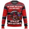 Pull de Noël moche unisexe Deadpool Jolly Red Guy's Collection Anime Pull 3d, Haut, Vêtements d'automne et d'hiver