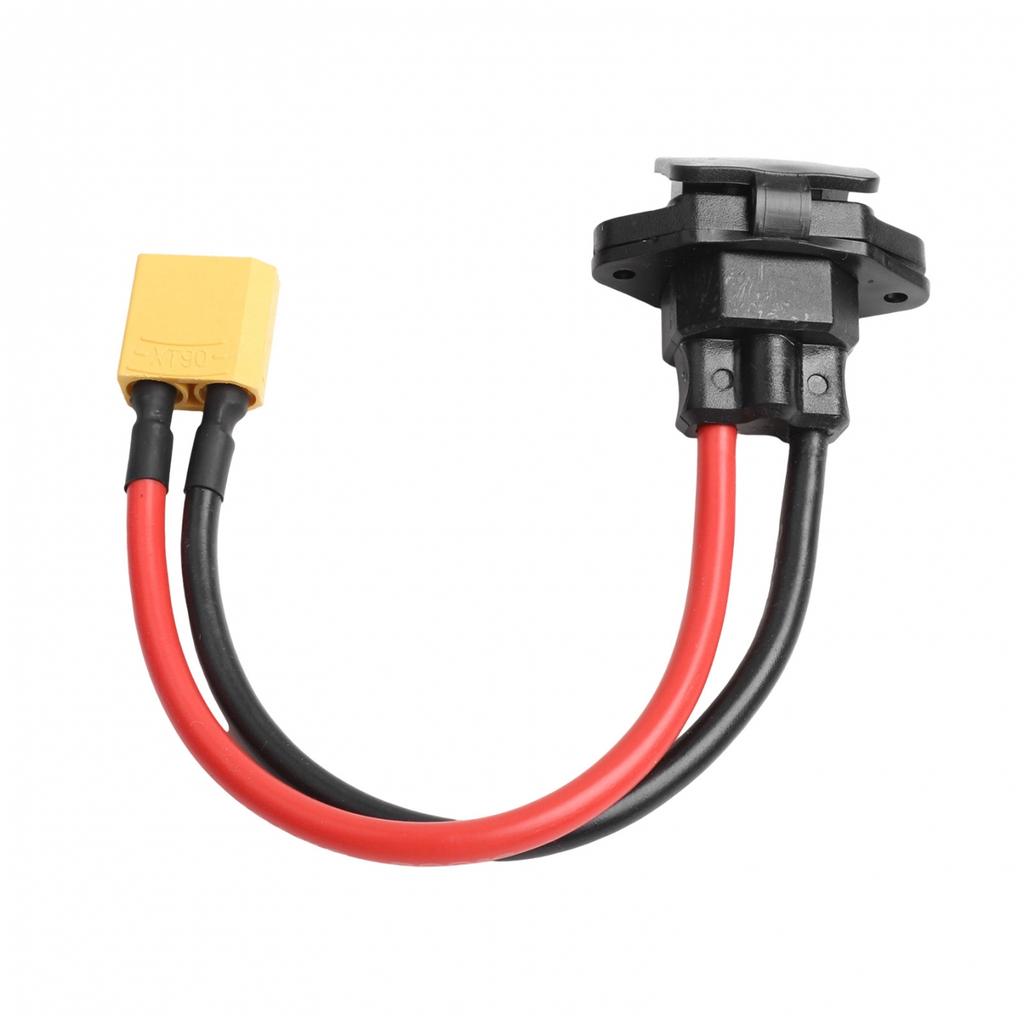 Ebike Battery Connector Cable with For XT90 To AC Charging Socket for Scooter
