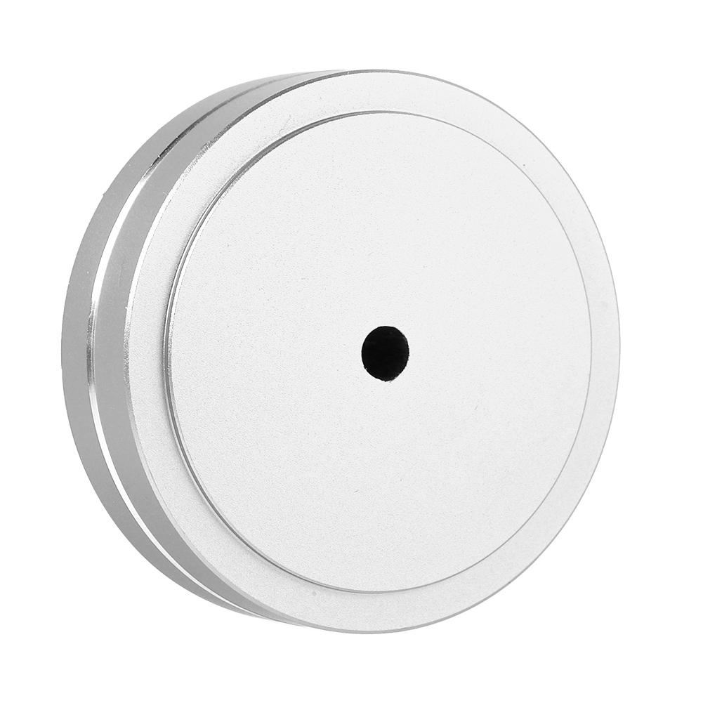 Aluminum Alloy Audio Amplifier Feet Pad Speaker HIFI Isolation Damper Pad (Silver)
