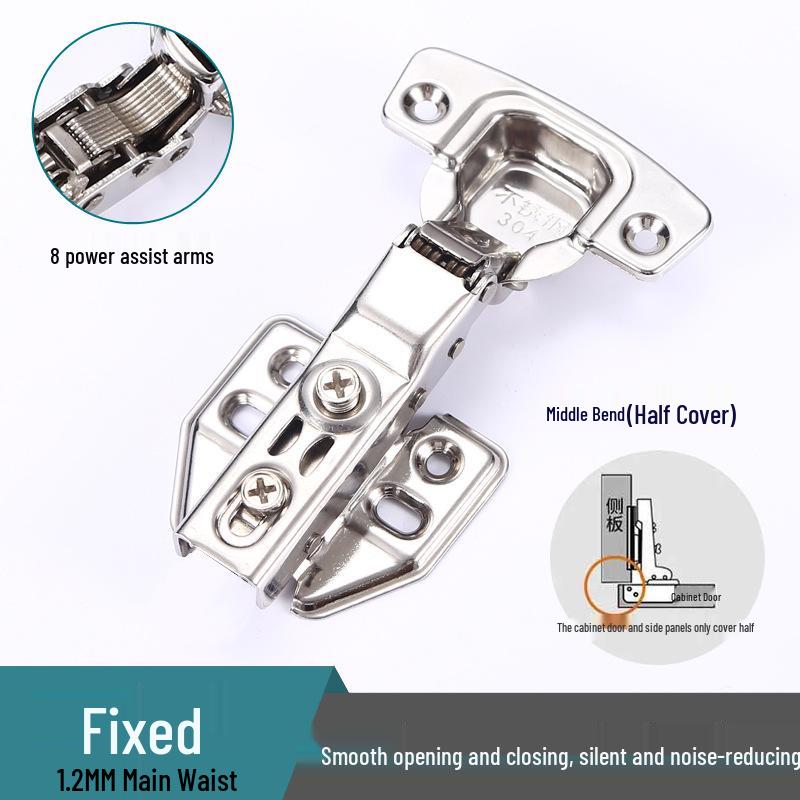 Stainless Steel Cabinet Door Hinge Repair Plate