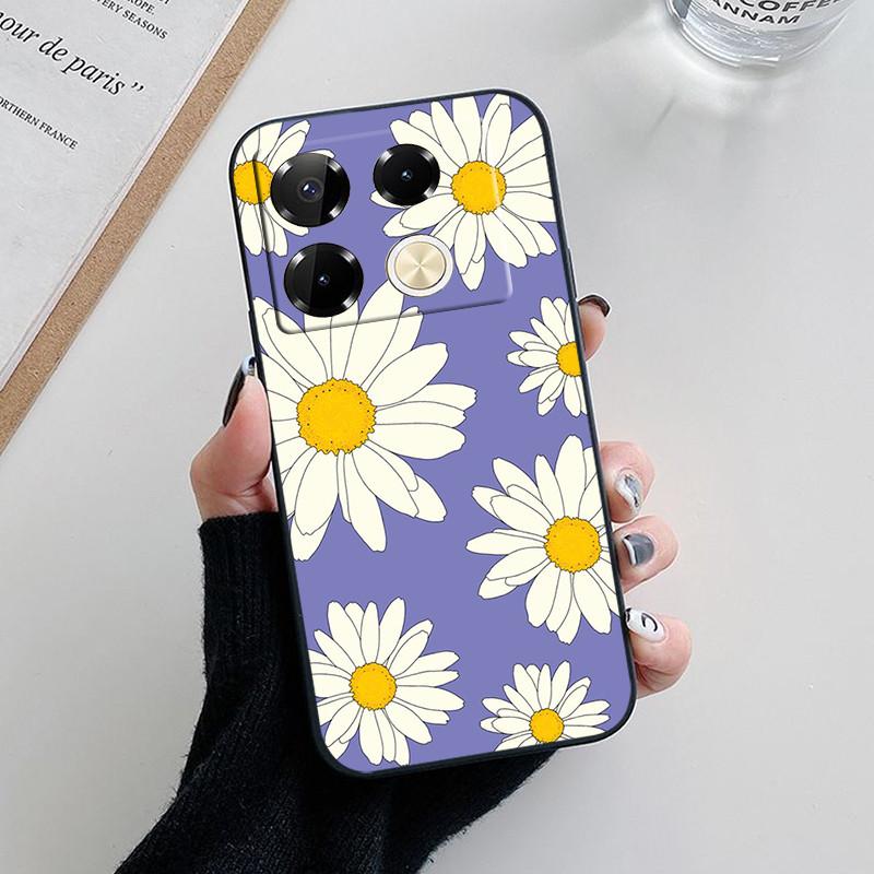 For Infinix Note 40 Pro Case Luxury Painted Back Cover Silicone Soft TPU Phone Case For Infinix Note40 Pro Plus 4G 5G Fundas