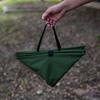 60L Large Capacity Portable Folding Trash Can Lawn & Leaf Waste Bag with Rope Storage Durable Oxford Fabric for Outdoor Camping
