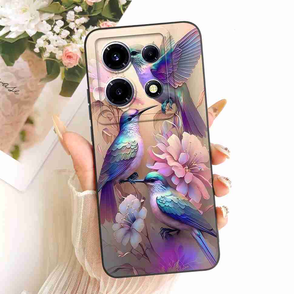 For Infinix Note 30 VIP 4G Case Sunflower Lucky Print Silicone Back Cover For Infinix Note30 VIP X6710 Bumper Phone Cases