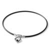 Colantotte TAO ARC Silver X Large Necklace, Black,
