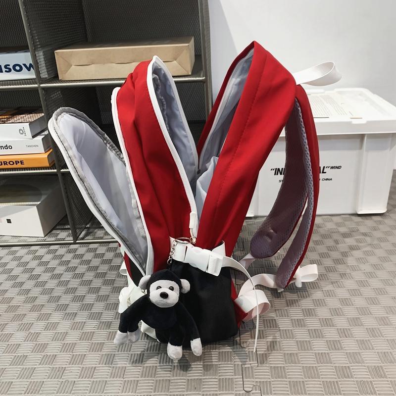 Женский рюкзак с цветными блоками большой вместимости — фото 12