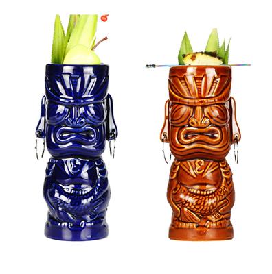 Tiki-mugs Cocktail Cup Beer Wine Mug Ceramic Tiki Mugs Art Crafts Creative Hawaii Mugs