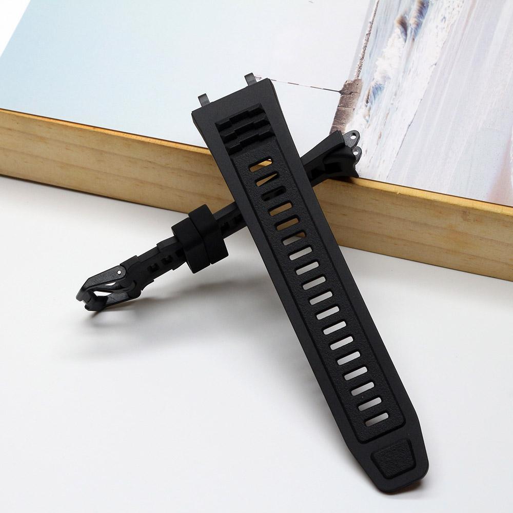 Silikon Svart Rem for AMAZFIT T-Rex 2 Erstatning Mann Justerbar Sportsreim med Fjerningsverktøy for Amazfit T Rex 2