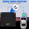 ECO-WORTHY 10W 12V Car Battery Maintainer, Portable Solar Maintenance Charger with Cigarette Lighter or Crocodile Clips for RVCampi