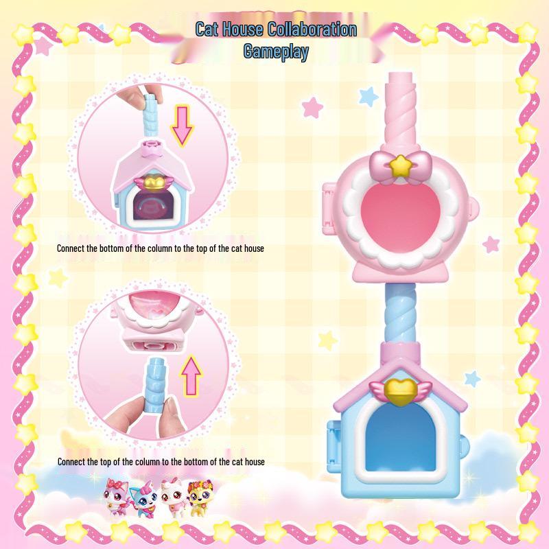 Beautiful Kitten Plush Toy Princess - Wish Meow Meow Birthday Gift for Girls