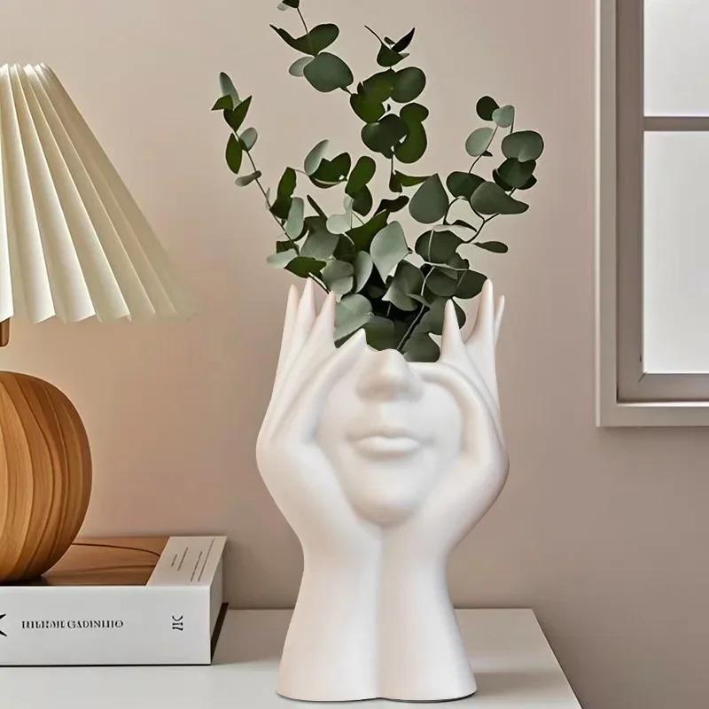 Multi Functional Facial Styling Makeup Brush Storage Box, Pen Holder, Vase Decoration, Living Room Foyer, TV Cabinet Decoration