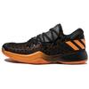 Harden B/E Textile, Synthetic Leather Breathable Low Top Basketball Shoes Men's Black Orange CG4193