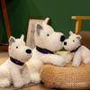 Cute West Highland White Terrier Plush Doll Fluffy Stuffed Animal Ideal For Birthdays And Special Occasions
